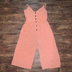 Pink Wide-Legged Jumpsuit